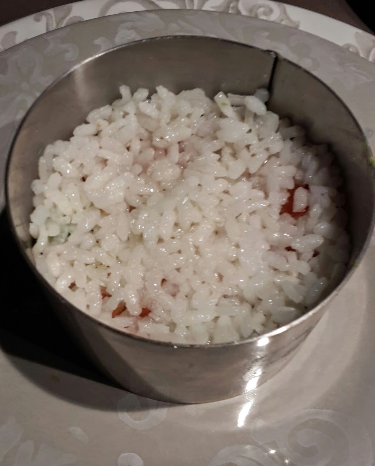 Ensalada de arroz y aguacate